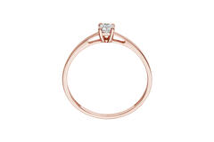  Rings - Solitaire Moderne - 0.2ct