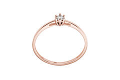  Ringe - Solitaire Classique - 0.1ct