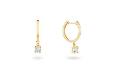  Ohrringe - Solitaire Moderne - 0.3ct