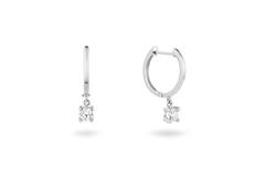  Earrings - Solitaire Moderne - 0.3ct