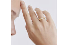  Bagues pierre - Alliance - 0.3ct