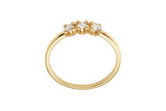  Ringen met steen - Memoire - 0.3ct