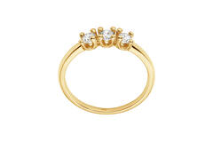  Ringen met steen - Memoire - 0.45ct