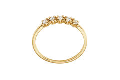  Ringen met steen - Memoire - 0.25ct