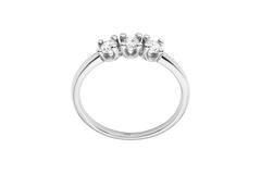  Ringen met steen - Memoire - 0.45ct