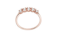  Rings with stone - Memoire - 0.5ct