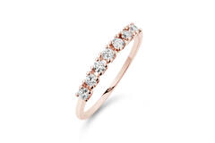  Ringe mit Stein - Memoire - 0.35ct