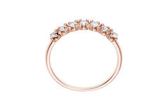  Ringe mit Stein - Memoire - 0.35ct