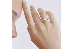  Bagues pierre - Alliance - 0.35ct