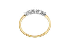  Ringen met steen - Memoire - 0.25ct