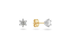 Ear studs - Solitaire Classique - 0.6ct