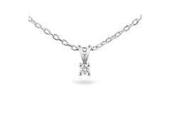  Kette - Solitaire Moderne - 0.1ct