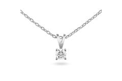  Kette - Solitaire Moderne - 0.2ct