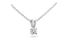 Kette - Solitaire Moderne - 0.2ct