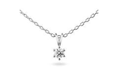  Necklace - Solitaire Classique - 0.15ct