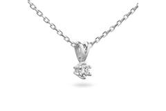  Necklace - Solitaire Classique - 0.15ct