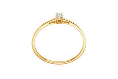  Ringe - Solitaire Moderne - 0.1ct