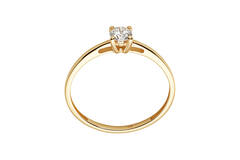  Rings - Solitaire Moderne - 0.3ct