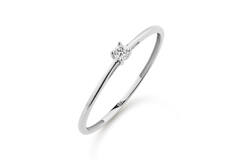  Bagues - Solitaire Moderne - 0.05ct