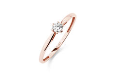  Bagues - Solitaire Classique - 0.15ct
