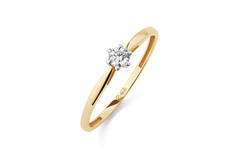  Bagues - Solitaire Classique - 0.15ct