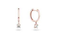  Ohrringe - Solitaire Moderne - 0.4ct