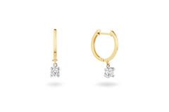  Oorringen - Solitaire Moderne - 0.3ct