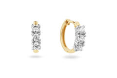  Ohrringe - Memoire - 0.6ct