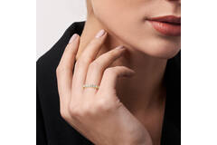  Bagues pierre - Alliance - 0.5ct