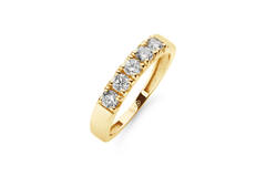  Rings with stone - Alliance - 0.75ct