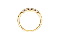  Rings with stone - Alliance - 0.75ct