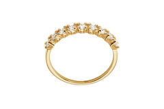  Ringe mit Stein - Memoire - 0.45ct