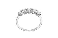 Ringe mit Stein - Memoire - 0.75ct