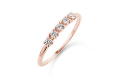  Rings with stone - Memoire - 0.25ct