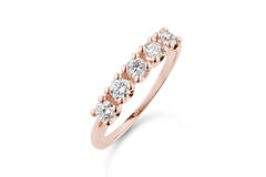  Rings with stone - Memoire - 0.75ct