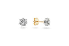  Ohrstecker - Rosette - 0.25ct