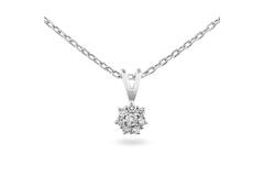  Collier - Rosette - 0.13ct