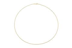  Kette - Rund - Omega - Silber - 45cm