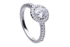  Ringe mit Stein - Silber - Zirkonia