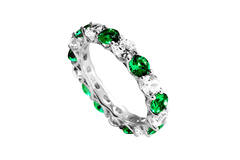  Bagues pierre - Argent - Zircone