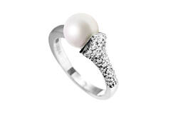  Ringe mit Stein - Silber - Zirkonia