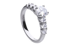  Ringe ohne Stein - Zirkonia