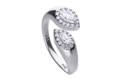  Ring - Zilver - Zirkonia