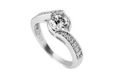  Ring - Zilver - Zirkonia