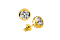  Oorstekers - Zilver - Zirkonia
