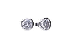  Oorstekers - Zilver - Zirkonia