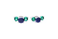  Ear studs - Silver - Zirconia