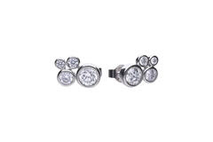  Ear studs - Silver - Zirconia