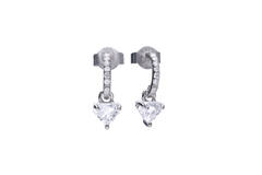  Earrings - Silver - Zirconia