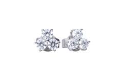  Ear studs - Silver - Zirconia